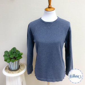 Eddie Bauer Blue Baumwolle Sweater